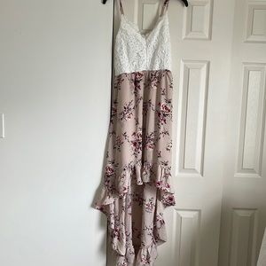 Lace floral dress